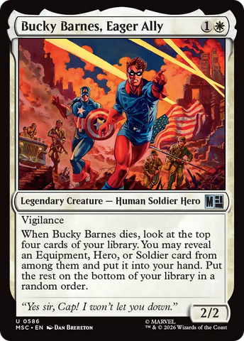 Bucky Barnes, Eager Ally [Marvel Super Heroes Commander]