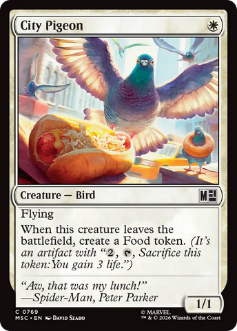 City Pigeon [Marvel Super Heroes Commander]