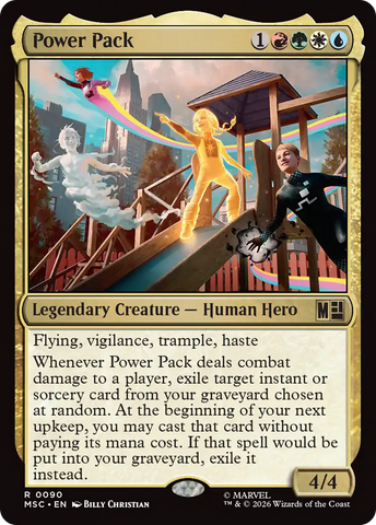 Power Pack (Surge Foil) [Marvel Super Heroes Commander]