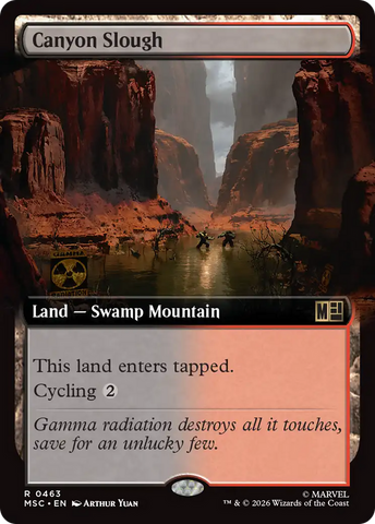 Canyon Slough (Extended Art) [Marvel Super Heroes Commander]