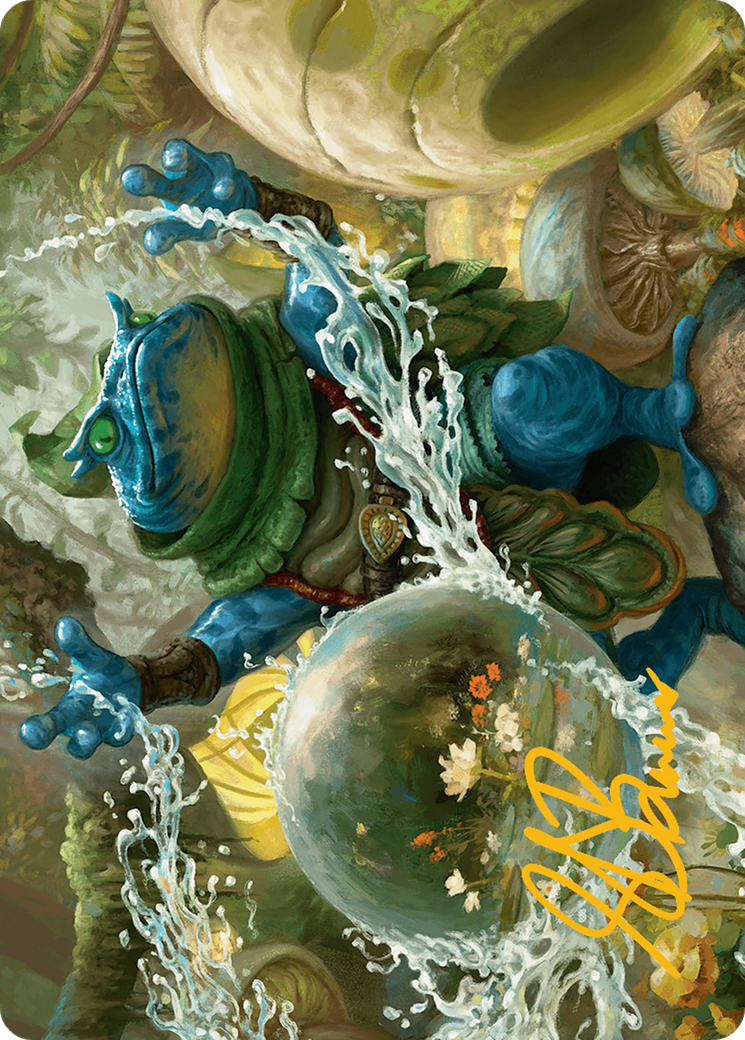Pond Prophet Art Card (Gold-Stamped Signature) [Bloomburrow Art Series