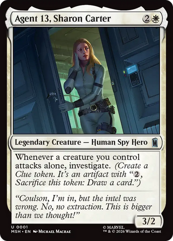 Agent 13, Sharon Carter [Marvel Super Heroes]