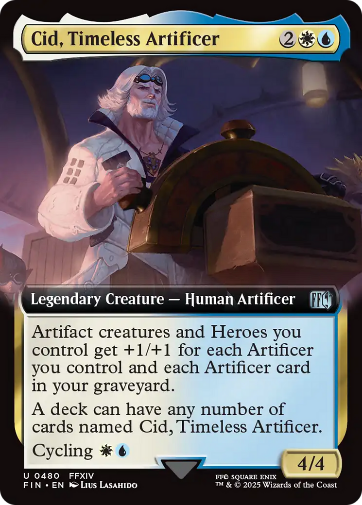 Cid, Timeless Artificer (Extended Art) [FINAL FANTASY]