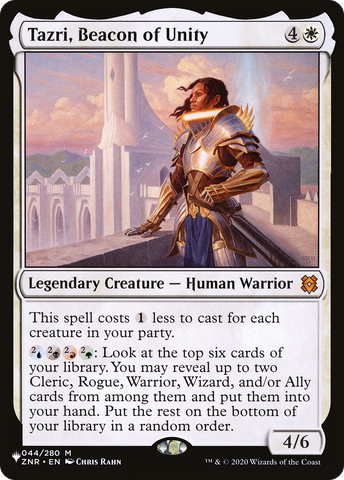 Tazri, Beacon of Unity (ZNR) [The List]