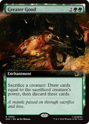 Greater Good (Extended Art) [Marvel Super Heroes Commander]