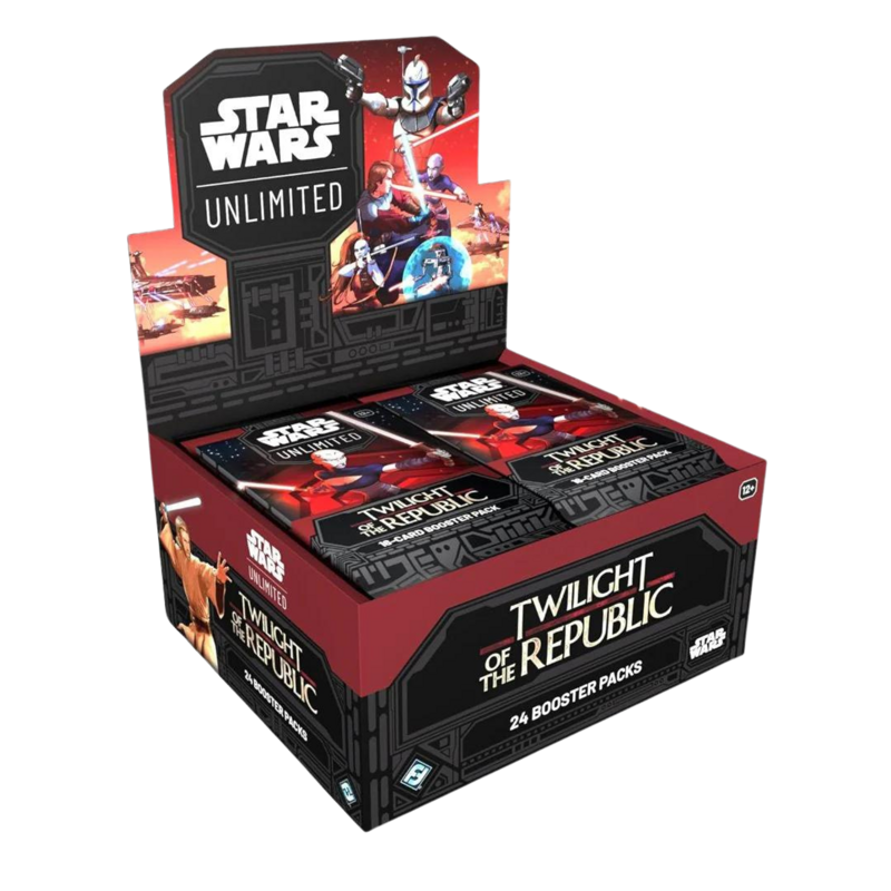 Star Wars Unlimited Twilight of the Republic trading card game booster box