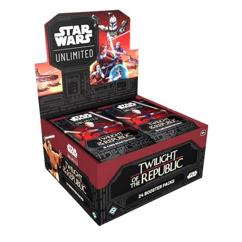 Star Wars Unlimited Twilight of the Republic trading card game booster box