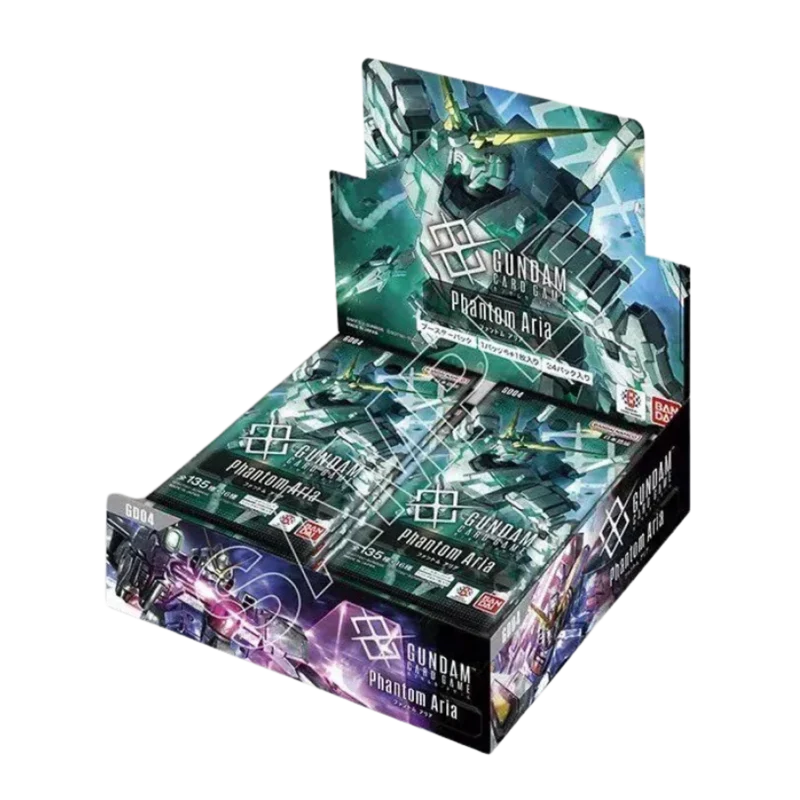 Packaging of the Gundam Card Game Phantom Aria booster box.