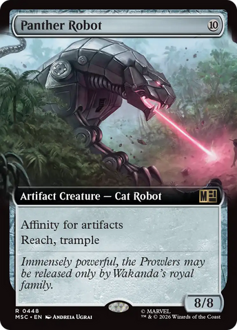 Panther Robot (Extended Art) [Marvel Super Heroes Commander]