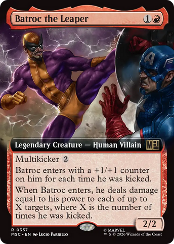 Batroc the Leaper (Extended Art) [Marvel Super Heroes Commander]