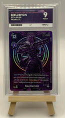 Beelzemon ST14-08 (Alt Art Grade 9 Mint Ace Grading) Digimon [ST-14: Beelzemon]