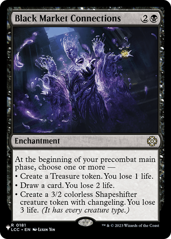 Black Market Connections [The List]