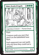 Teferi, Druid of Argoth [Mystery Booster 2 Playtest Cards]
