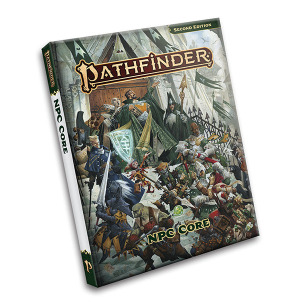 Pathfinder RPG book cover with fantasy artwork on a white background