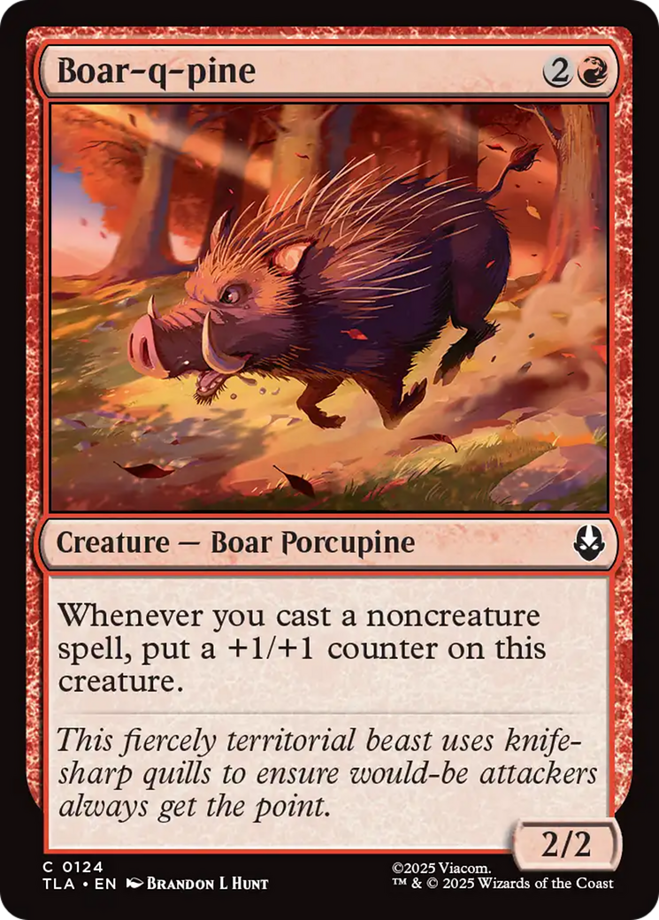 Boar-q-pine [Avatar: The Last Airbender]