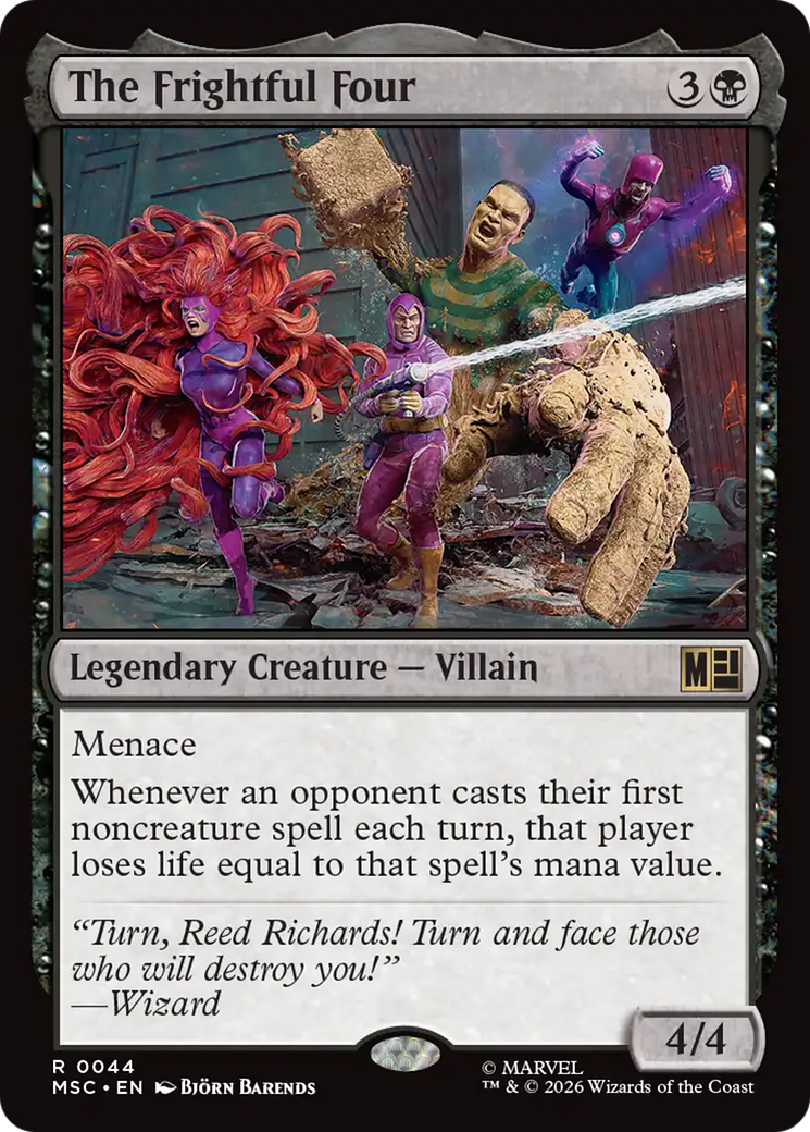 The Frightful Four (Surge Foil) [Marvel Super Heroes Commander]