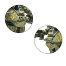 Close-up of a model vehicle with detailed features and a visible number '22' on a white background.