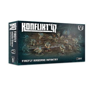 Konflikt'47 Firefly Airborne Infantry game box with miniature figures on a white background