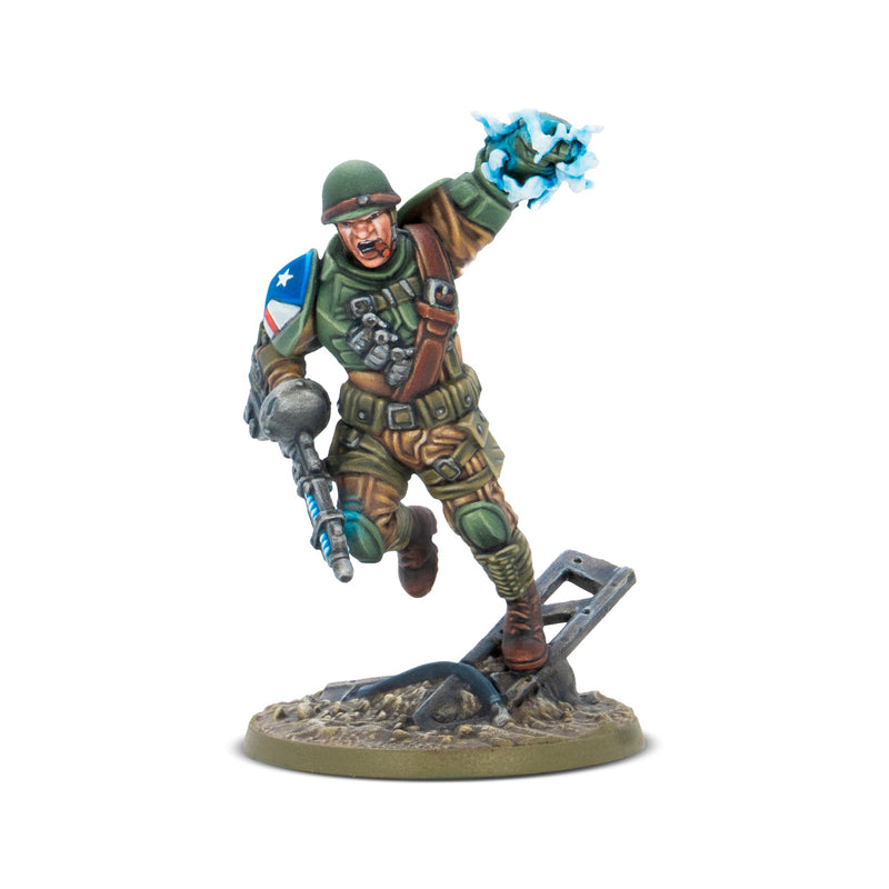 Konflikt '47 'Slammer' Samuels, The First Paragon character miniature.