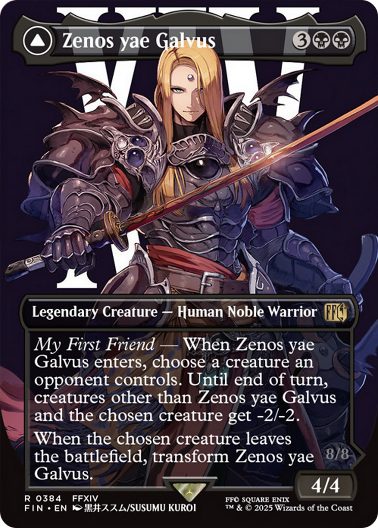 Zenos yae Galvus // Shinryu, Transcendent Rival (Borderless) [FINAL FANTASY]