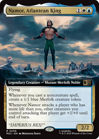 Namor, Atlantean King (Extended Art) [Marvel Super Heroes Commander]