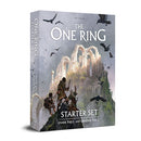 Box for 'The One Ring Starter Set Over Hill and Under Hill' with fantasy design on a white background