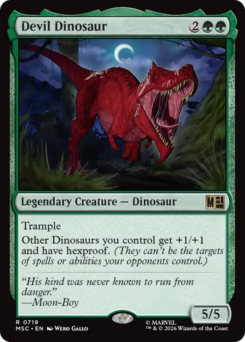 Devil Dinosaur [Marvel Super Heroes Commander]