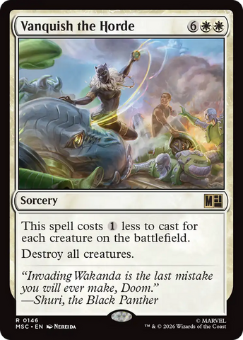 Vanquish the Horde (Surge Foil) [Marvel Super Heroes Commander]