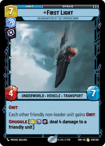 First Light - Headquarters of the Crimson Dawn (036/262) (036/262) [Shadows of the Galaxy]