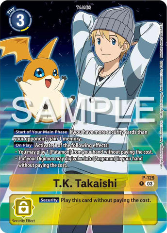 T.K. Takaishi [P-129] (Digimon Adventure 02: The Beginning Set) [Promotional Cards]