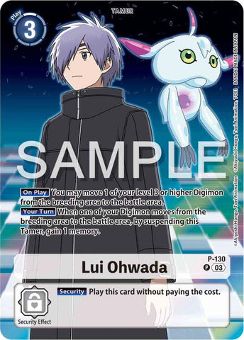 Lui Ohwada [P-130] (Digimon Adventure 02: The Beginning Set) [Promotional Cards]