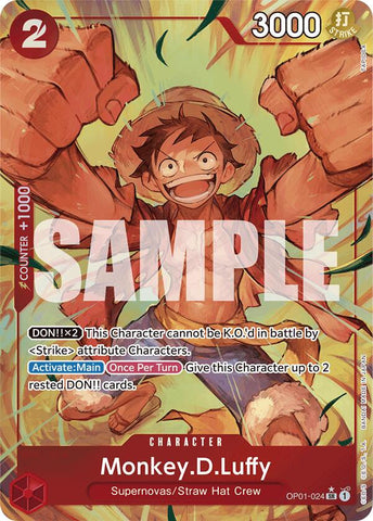 Monkey.D.Luffy (Alternate Art) [Extra Booster: Memorial Collection]