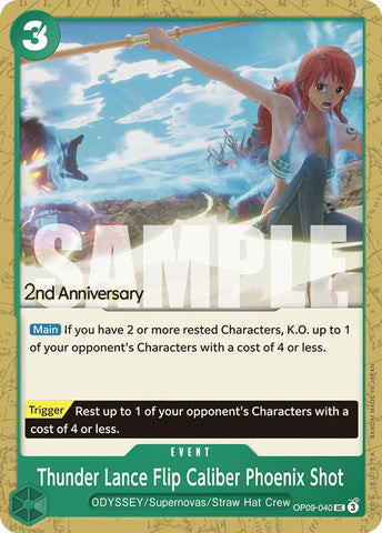 Thunder Lance Flip Caliber Phoenix Shot [Emperors in the New World: 2nd Anniversary Tournament Cards]