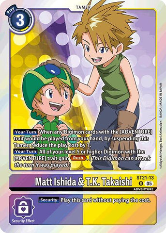 Matt Ishida & T.K. Takaishi [ST21-13] [Starter Deck: Hero of Hope]