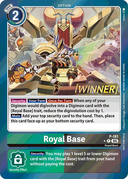Royal Base [P-181] (Store Tournament 2025 Vol.2 Winner Pack) [Promotional Cards]