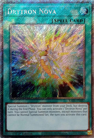 Drytron Nova [RA04-EN097] Platinum Secret Rare