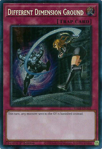 Different Dimension Ground [RA04-EN101] Secret Rare