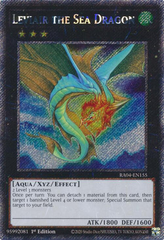 Leviair the Sea Dragon [RA04-EN155] Platinum Secret Rare