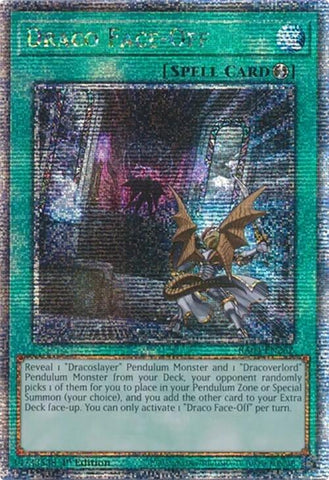 Draco Face-Off [RA04-EN262] Quarter Century Secret Rare