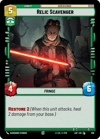 Relic Scavenger (618) (Foil) (618) [Legends of the Force]