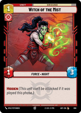 Witch of the Mist (656) (Foil) (656) [Legends of the Force]