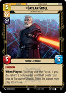 Baylan Skoll - Enigmatic Master (687) (Foil) (687) [Legends of the Force]