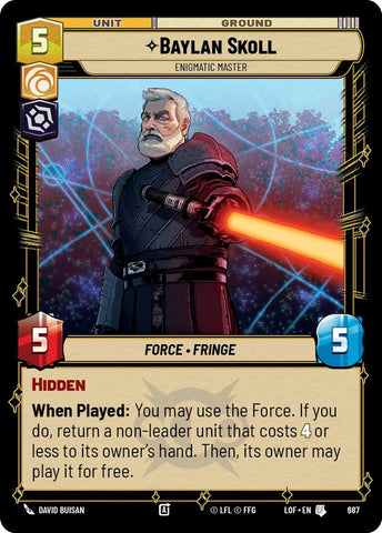 Baylan Skoll - Enigmatic Master (687) (Foil) (687) [Legends of the Force]