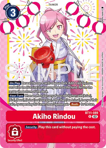 Akiho Rindou [BT11-089] (Premium Heroines Set Ver.2) [Dimensional Phase]