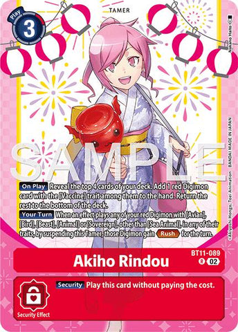 Akiho Rindou [BT11-089] (Premium Heroines Set Ver.2) [Dimensional Phase]