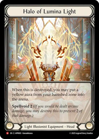 Halo of Lumina Light [APR003] (Armory Deck: Legends Prism)  Cold Foil