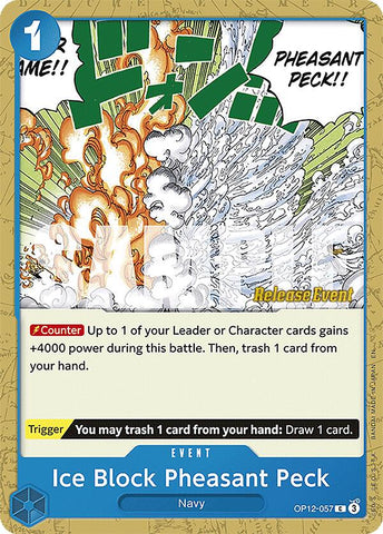 Ice Block Pheasant Peck [Legacy of the Master Release Event Cards]
