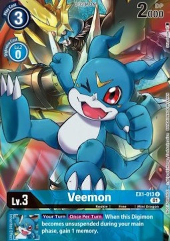 Veemon [EX1-013] (Tamer's Evolution Box 2) [Classic Collection Promos]