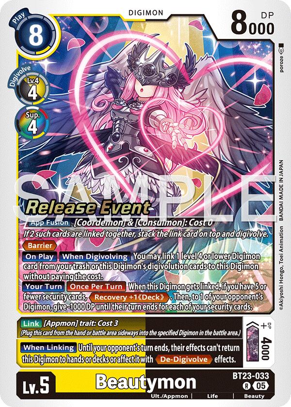 Beautymon [BT23-033] [Hackers' Slumber Release Event Cards]