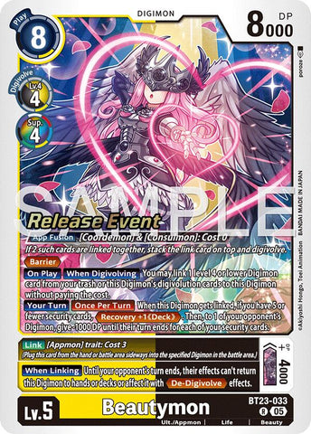 Beautymon [BT23-033] [Hackers' Slumber Release Event Cards]